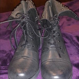 Black Leather Boots!!  NWOB Size 8.5 convertible.